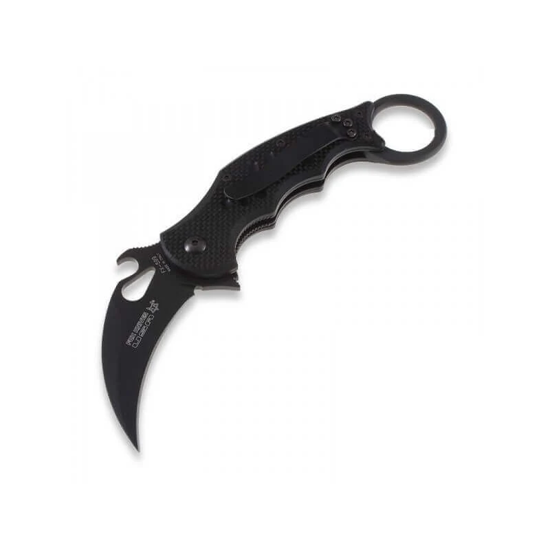 Couteau pliant FOX Military FX.479 Karambit manche G10 noir 11.5cm