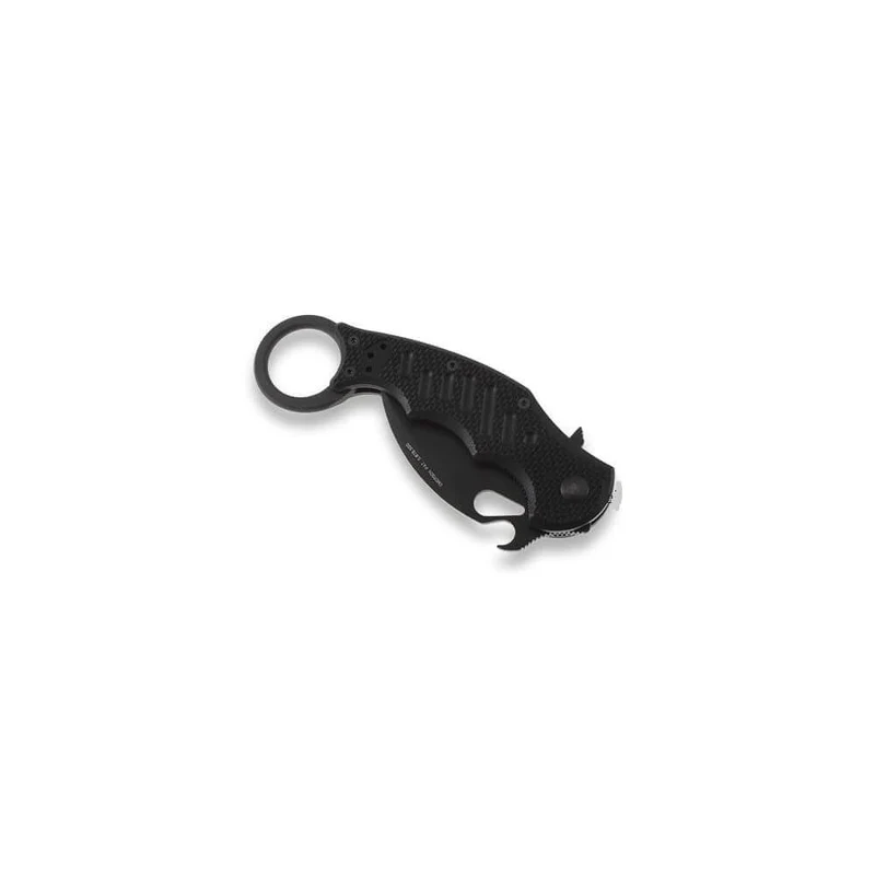 Couteau pliant FOX Military FX-599 Karambit manche G10 noir 10cm