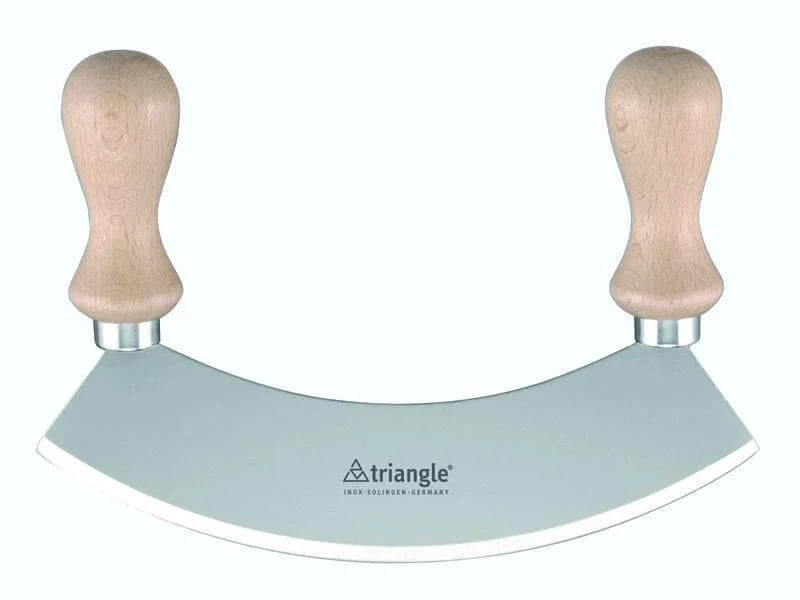 Hachoir berçoir Triangle poignées en hêtre lame 23cm