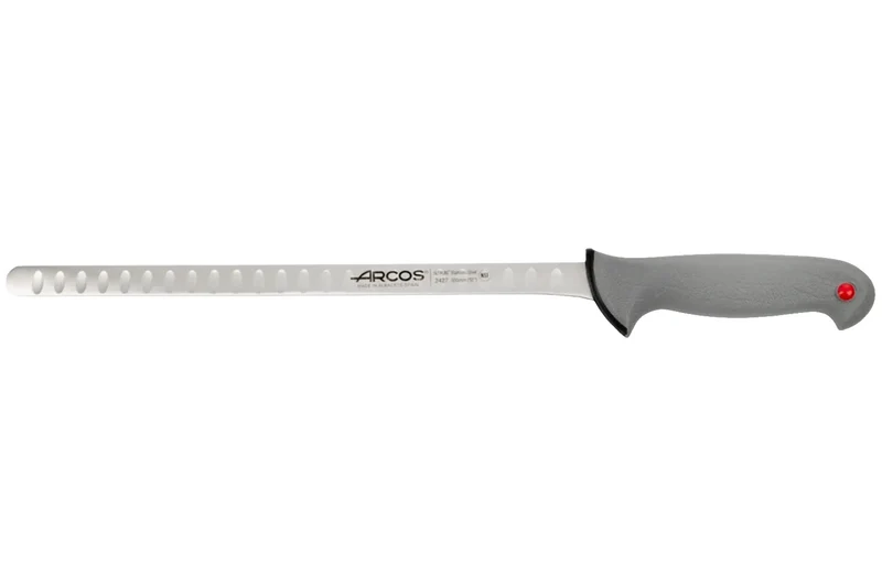 Couteau à saumon professionnel Arcos Colour Prof flexible alvéolé 30cm