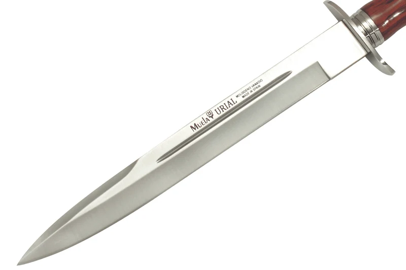 Couteau Muela Urial 9283 lame en inox 19cm manche en cocobolo + étui en cuir