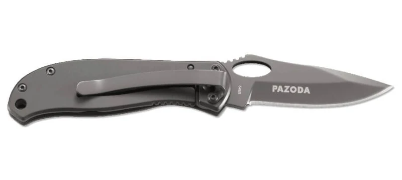 Couteau pliant CRKT PAZODA 6480 manche acier inox 9,1cm