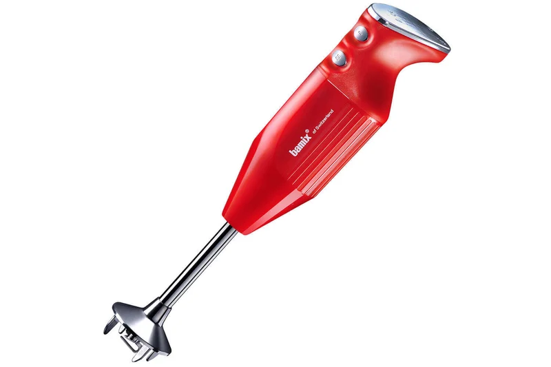 Mixeur Plongeant Bamix M200 Mono rouge avec accessoires