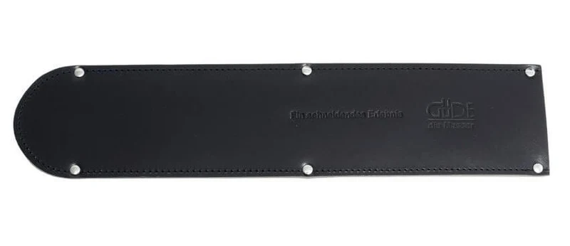 Protège-lame en cuir noir Güde 32cm pour couteau à pain
