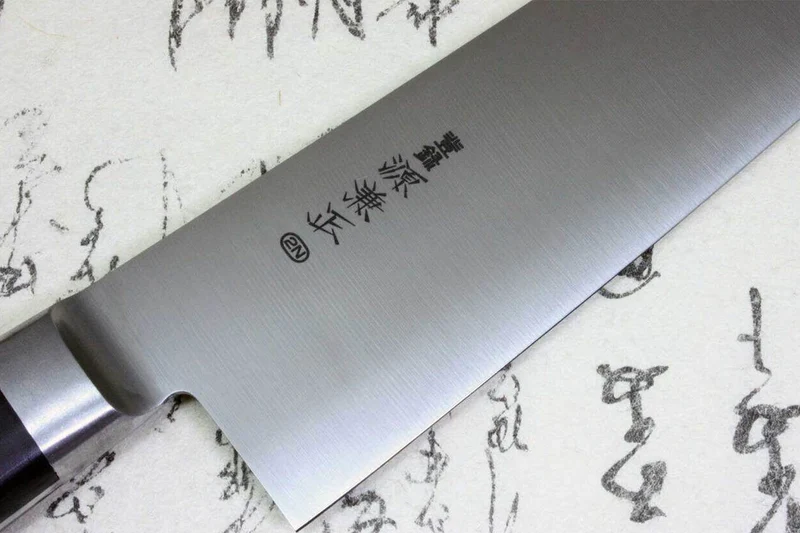 Couteau de chef 27cm Japan Kanetsune acier carbone 2N