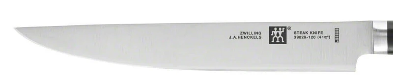 Coffret de 4 couteaux à steak Zwilling lames lisses 12cm