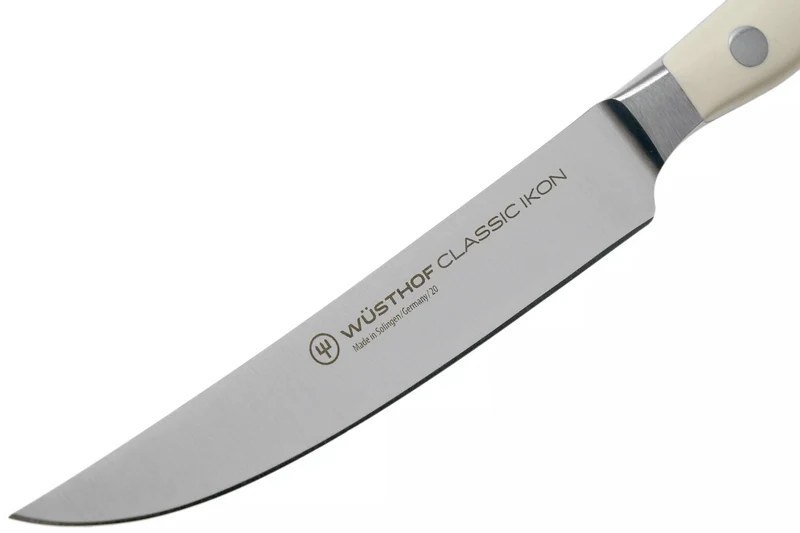 Couteau à steak Wüsthof Classic Ikon Blanc forgé 12cm