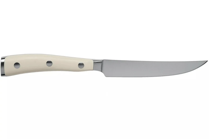 Couteau à steak Wüsthof Classic Ikon Blanc forgé 12cm