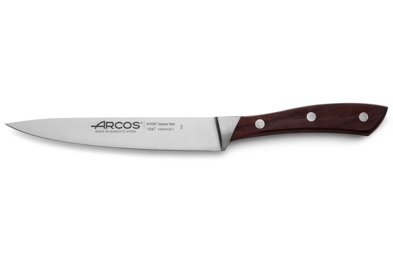 Couteau filet de sole forgé Arcos Natura flexible 16cm palissandre