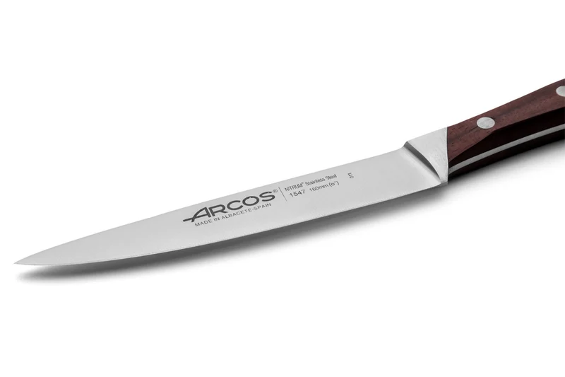 Couteau filet de sole forgé Arcos Natura flexible 16cm palissandre