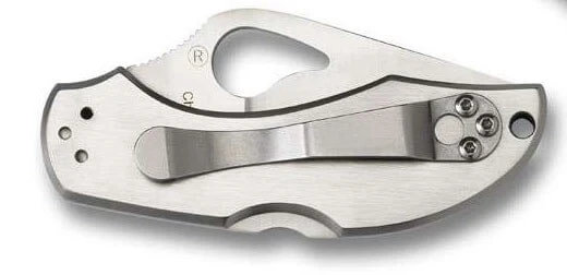Couteau pliant Spyderco BYRD Robin 2 tout inox 8.5cm