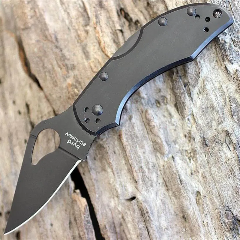 Couteau pliant Spyderco BYRD Robin 2 lame noire 8.5cm
