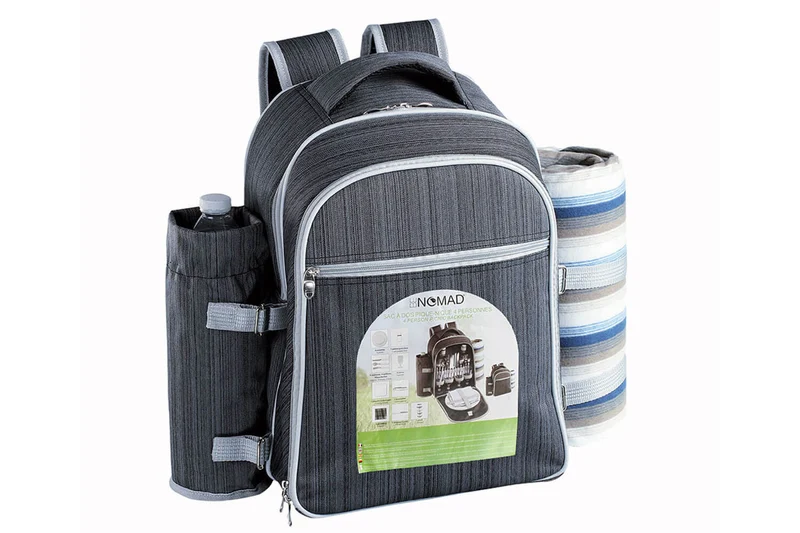 Sac à dos isotherme Be Nomad pique nique 4 personnes avec plaid