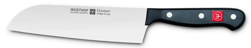 Coffret 3 pièces Wusthof Gourmet couteau de chef chinois + santoku + ciseaux
