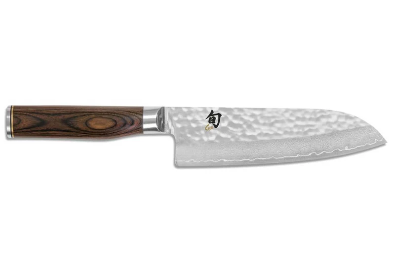 Coffret 2 couteaux de cuisine damassés Shun Premier Tim Mälzer Universel + Santoku