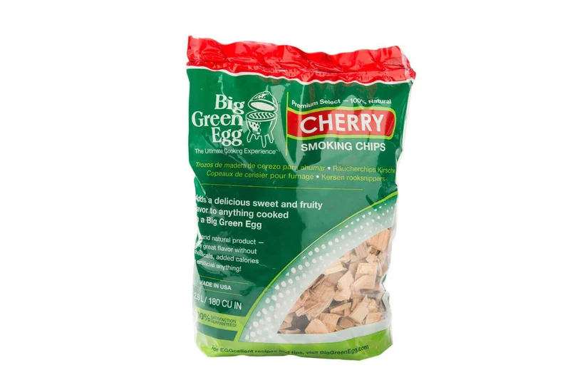 Sachet de copeaux de bois de cerisier Big Green Egg 2,9L - Idéal fumage