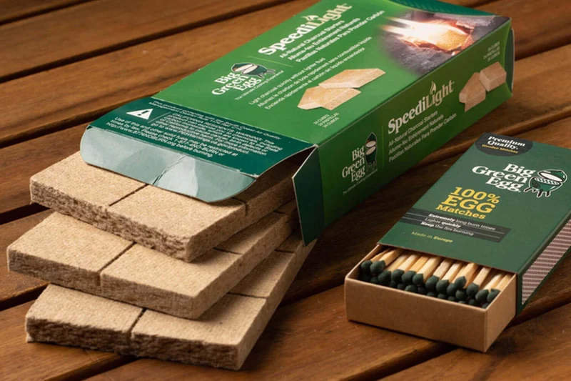 Boite de 24 allume-feux naturels pour barbecues Big Green Egg