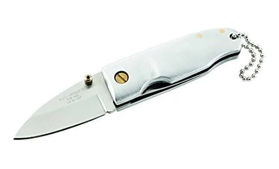 Couteau pliant Herbertz 241307 manche alu 7cm avec chaînette