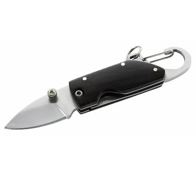 Mini couteau pliant Herbertz 201505 manche bois japonais 5cm avec mousqueton