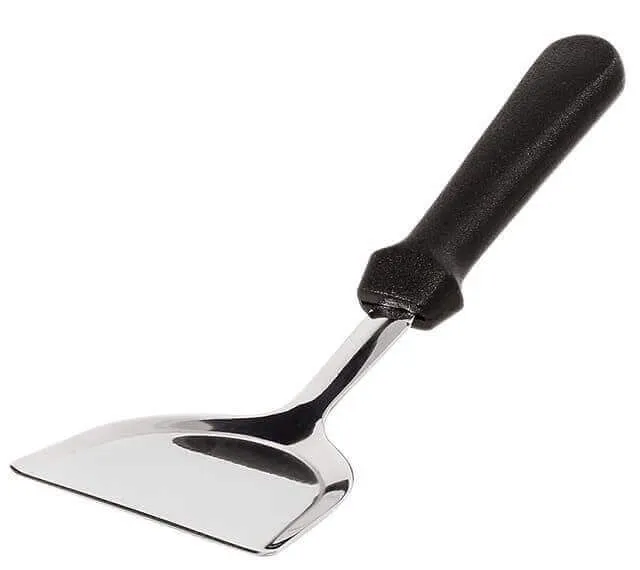 Spatule spécial plancha inox rigide biseauté
