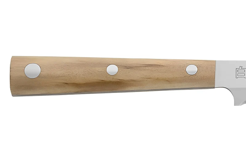 Couteau à pain Due Cigni Hakucho dentelé 21cm manche olivier