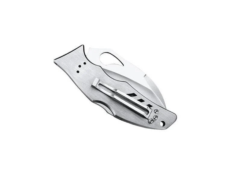 Couteau pliant Spyderco BYRD Crossbill à dents tout inox 12cm