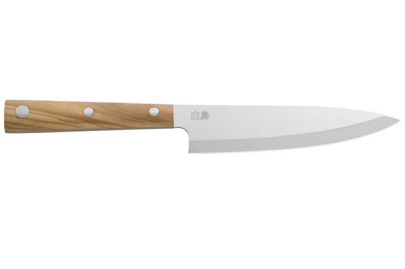 Couteau de chef Due Cigni Hakucho 17cm manche olivier