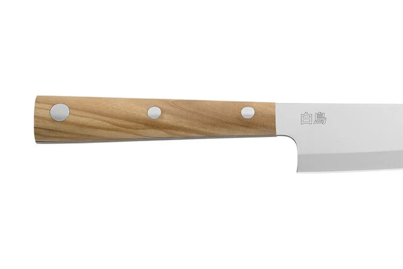 Couteau de chef Due Cigni Hakucho 17cm manche olivier