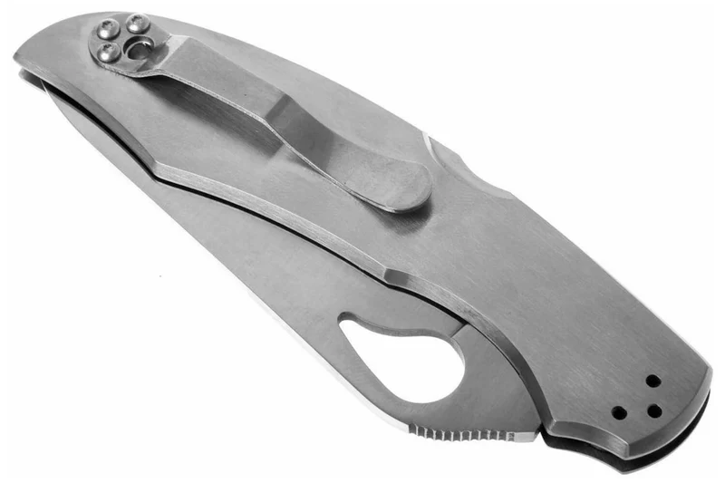Couteau pliant Spyderco BYRD Cara Cara 2 à dents tout inox 12cm