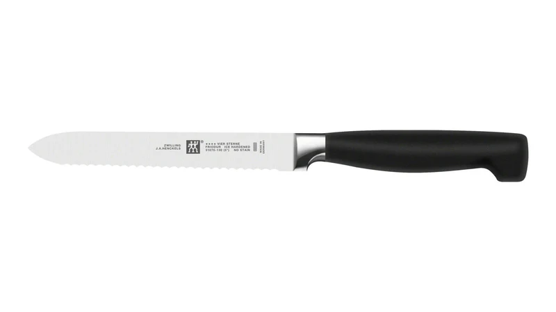 Bloc couteaux bois naturel 7 pièces Zwilling Four Star lames forgées