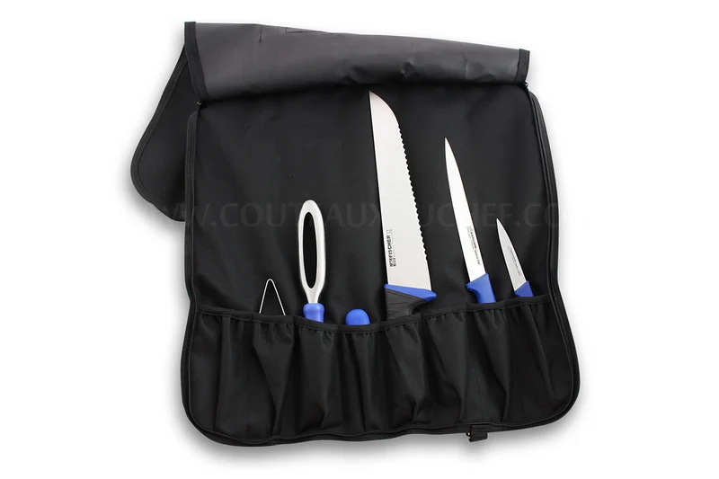 Mallette du poissonnier Fischer Bargoin 6 couteaux et ustensiles