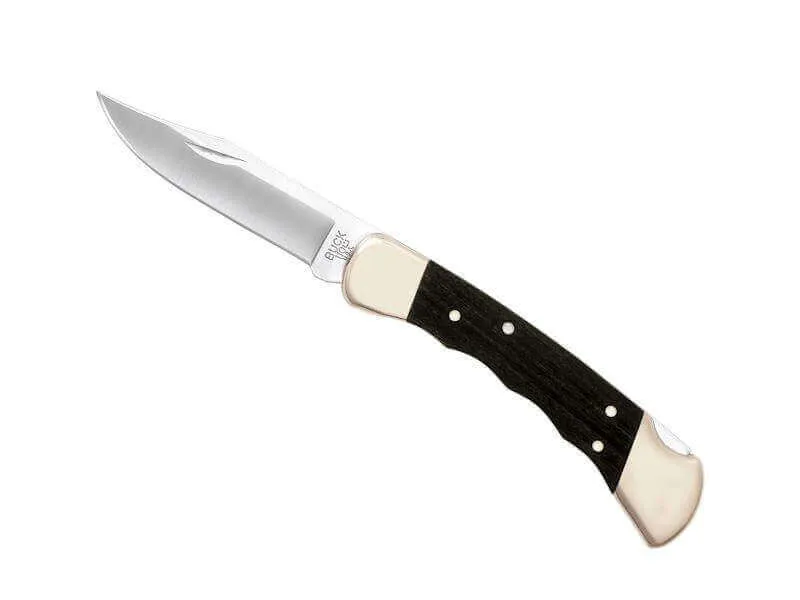 Couteau pliant BUCK 110FG Folding Hunter manche 12.5cm empreintes doigts + étui cuir