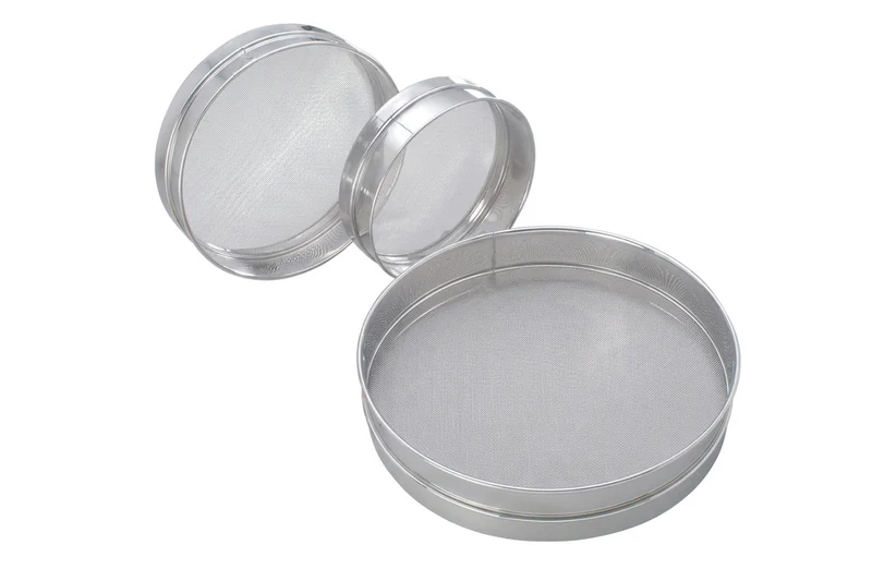 Set de 3 tamis en acier inox - maille inox 0.23mm