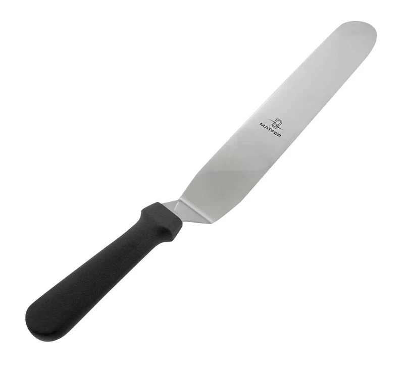 Spatule coudée professionnelle Matfer acier inox flexible 31cm
