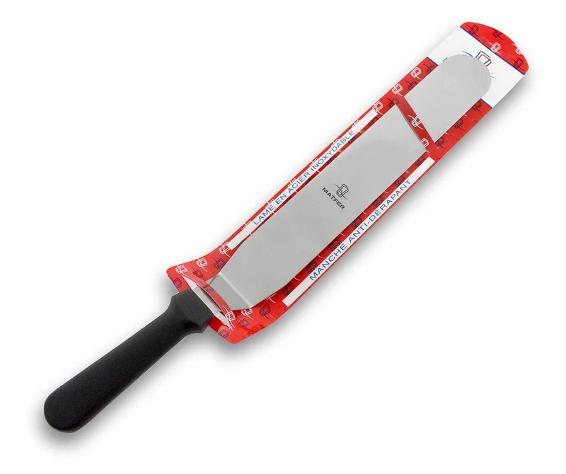 Spatule coudée professionnelle Matfer acier inox flexible 31cm