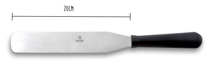 Spatule professionnelle Matfer acier inox flexible 20cm