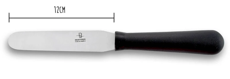 Spatule professionnelle Matfer acier inox flexible 12cm
