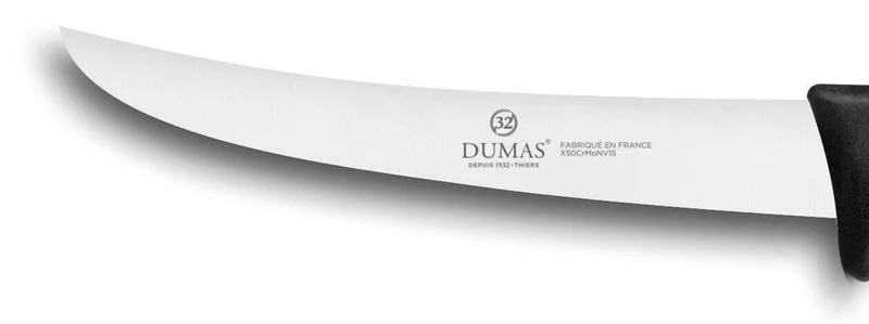 Couteau à désosser 32 Dumas Thermo Black lame renversée 15cm