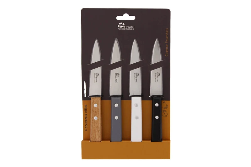 Set de 4 couteaux d'office Pradel Excellence coloris classique