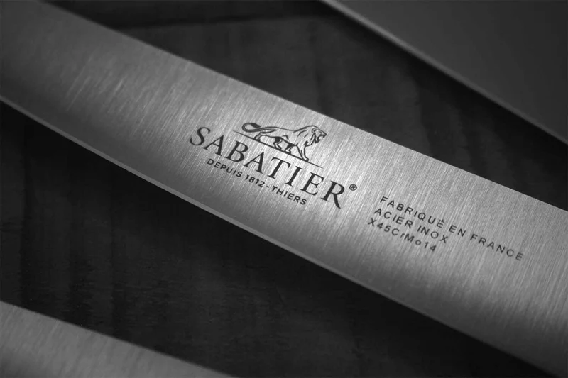 Mallette de 4 couteaux + 1 fusil Sabatier Chef fabrication française