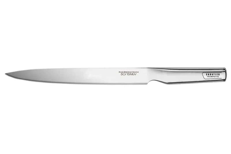 Couteau filet de sole flexible Sabatier Trompette design Tout Inox 18cm