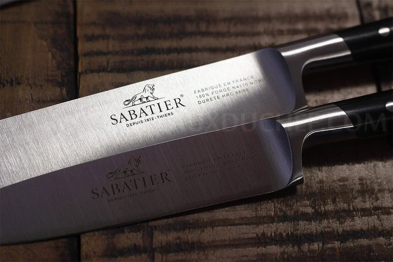 Malette de 5 couteaux Sabatier Edonist forgés fabrication française