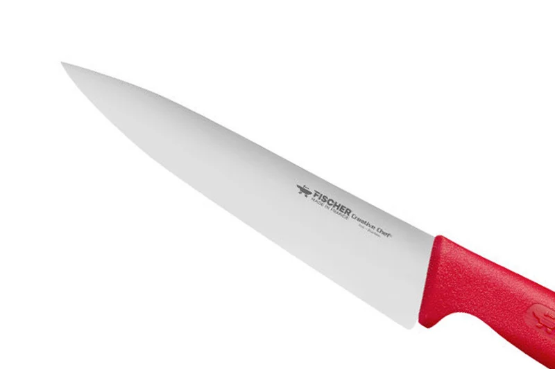 Couteau de chef Bargoin Creative Chef 20cm manche surmoulé rouge
