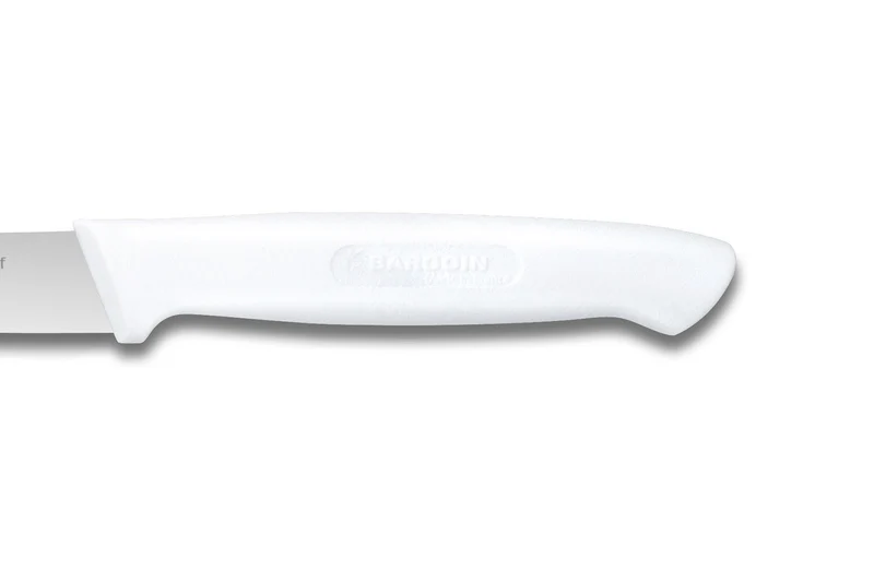 Couteau d'office Bargoin Creative Chef 10cm manche surmoulé blanc
