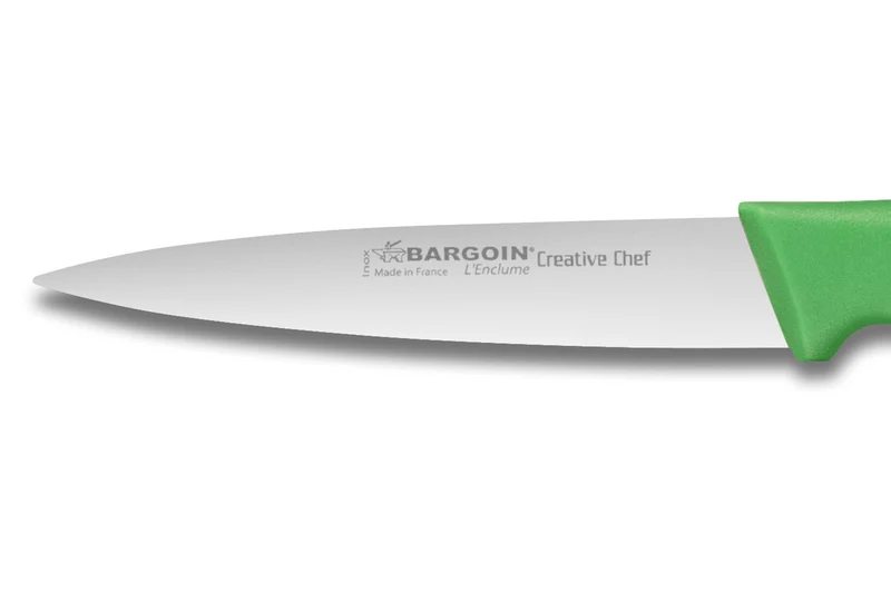 Couteau d'office Bargoin Creative Chef 10cm manche surmoulé vert