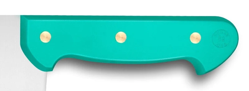 Couteau à fromage 1 main 3 rivets 32 Dumas Affil 28cm manche vert