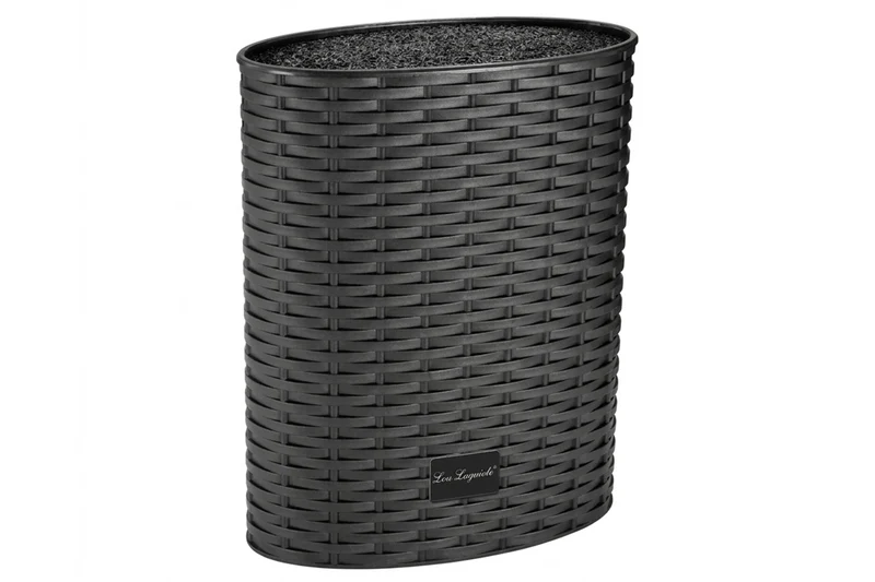 Bloc universel ovale tressé noir LOU LAGUIOLE intérieur fibres