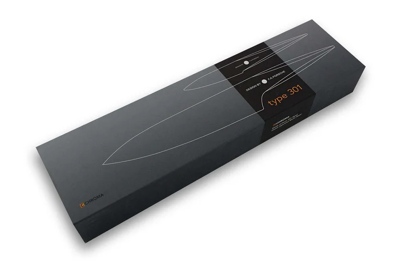 Coffret 2 couteaux Chroma Type 301 Design by F.A. Porsche Office 8cm + Chef 20cm