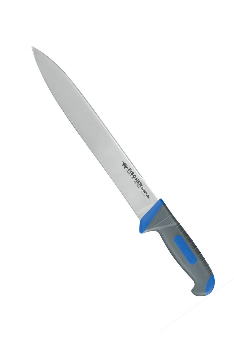 Couteau à saigner double tranchant 30cm Fischer SWE-STEEL manche ultra confort