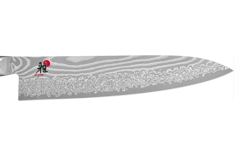 Couteau de chef japonais Miyabi 5000FCD lame 24cm damas 48 couches manche pakkawood